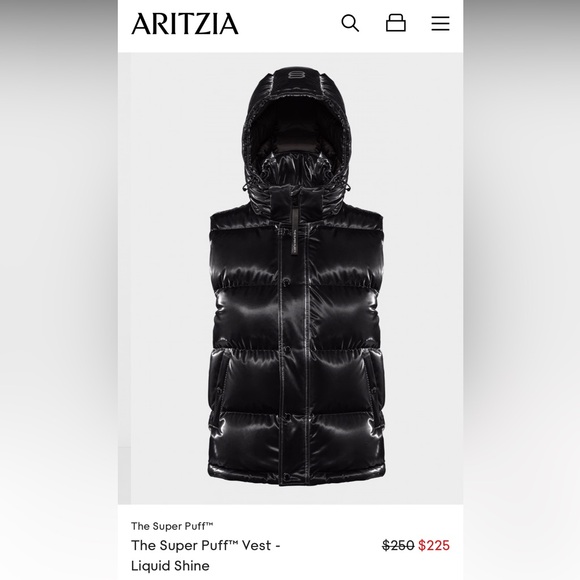 Aritzia Super Puff Vest - Picture 1 of 7